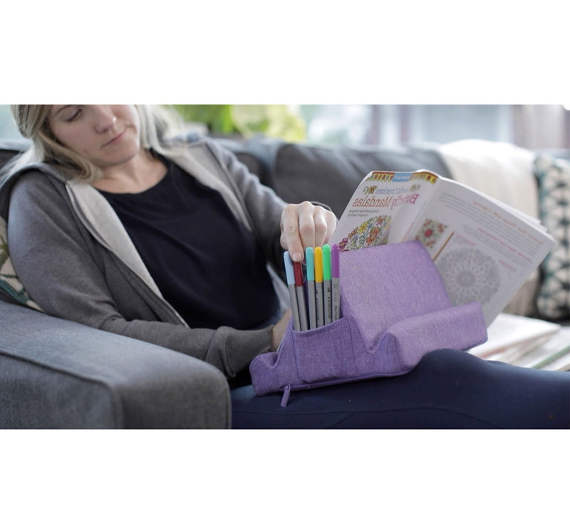 Duo Classic Dual-Angle Memory Foam Tablet Pillow w/ Storage — View 15