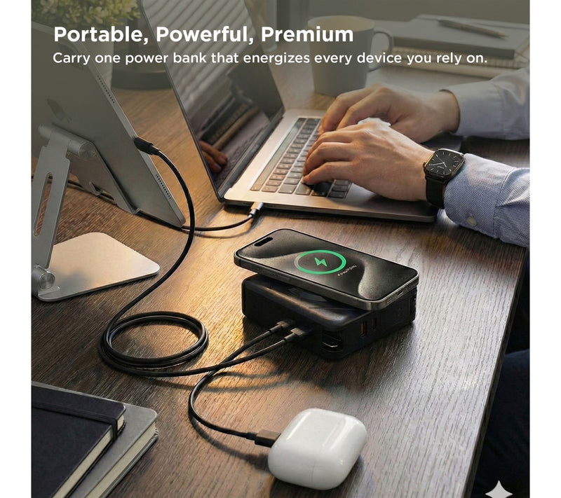 Uncaged Ergonomics 10k mAh Wireless & Smart Watch Power Bank — View 13