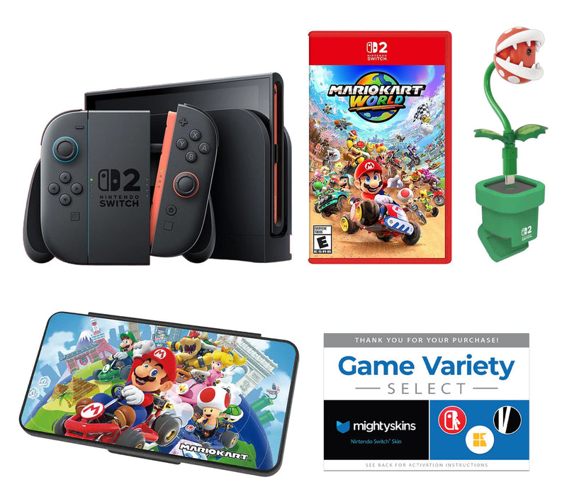 Nintendo Switch 2 with Mario Cart World Bundle and Voucher — Main view