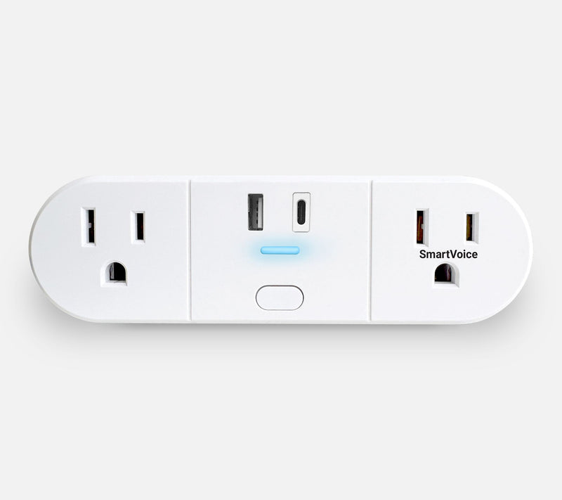 Emerson SmartVoice Dual Wall Plug USBAC 2-Pack — View 4