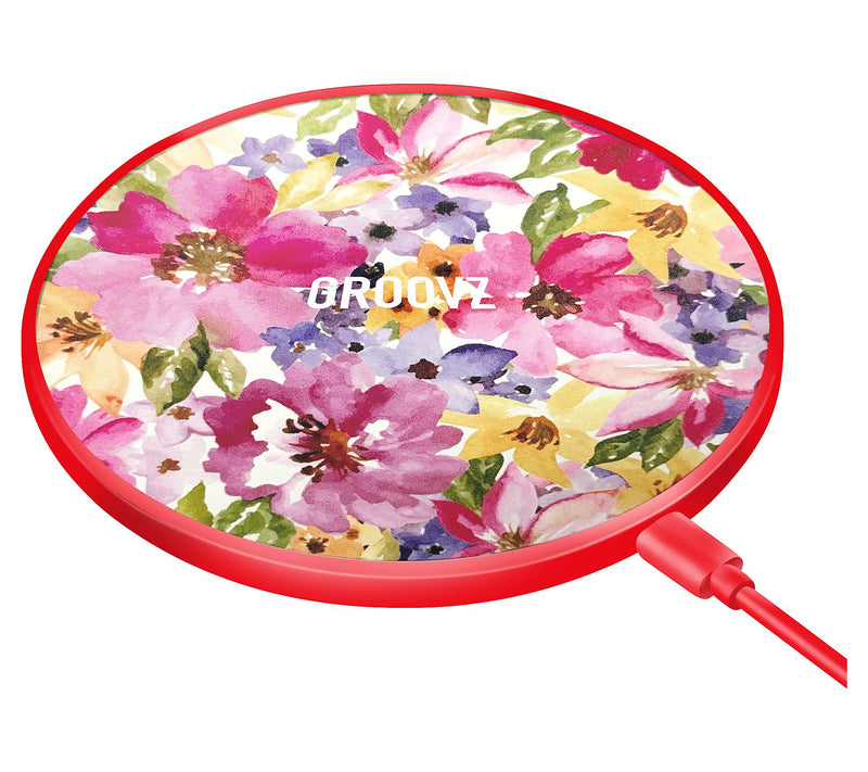 Groovz 15W Wireless Charging Pad with 40"L Cable — View 5