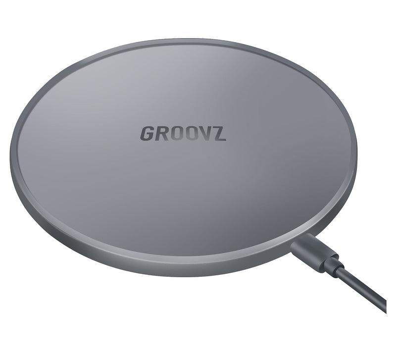 Groovz 15W Wireless Charging Pad with 40"L Cable — View 7