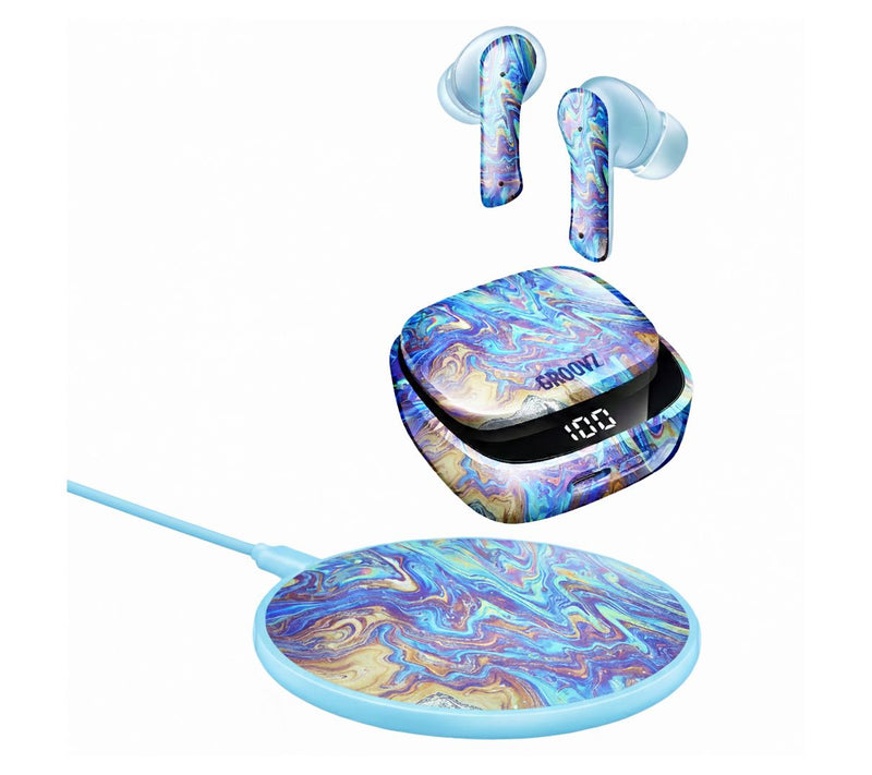 Groovz Plus True Wireless Earbuds with Charging Case & Charging Pad — Main view