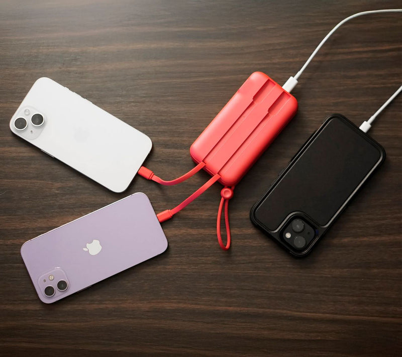 Limitless 10,000mAh Power Bank with AC Plug and Built-In Cables — View 8