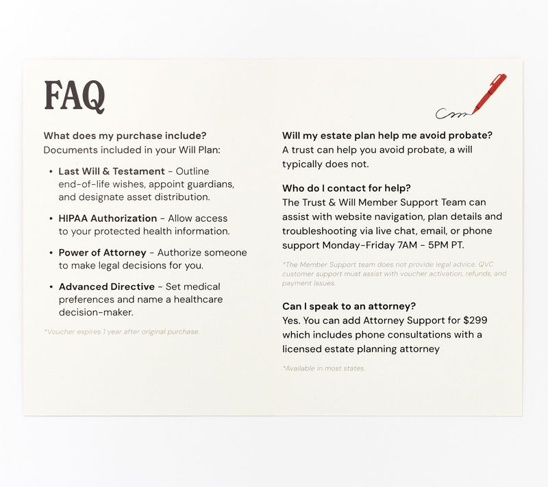 Trust & Will Will-Based Estate Planning Program for Individuals — View 2