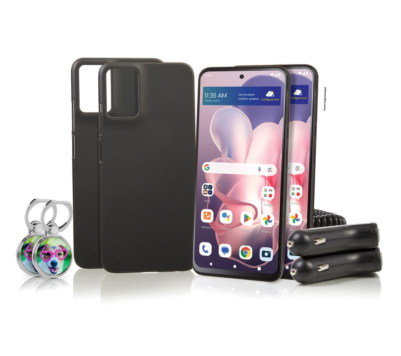 Moto G Power Tracfone 2-Pack w/1500 Minutes Texts & Data and Accessories — View 3