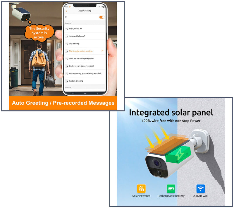 Toucan S5 Solar Wireless Security Camera with 2K Quad HD Video — View 5