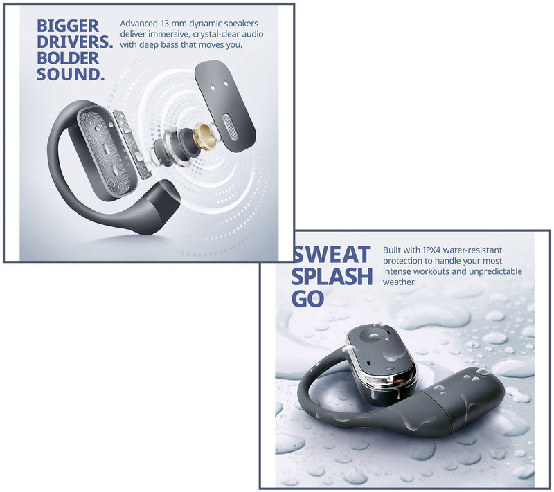 Groovz Plus Open Ear True Wireless Headphones with Charging Case — View 29