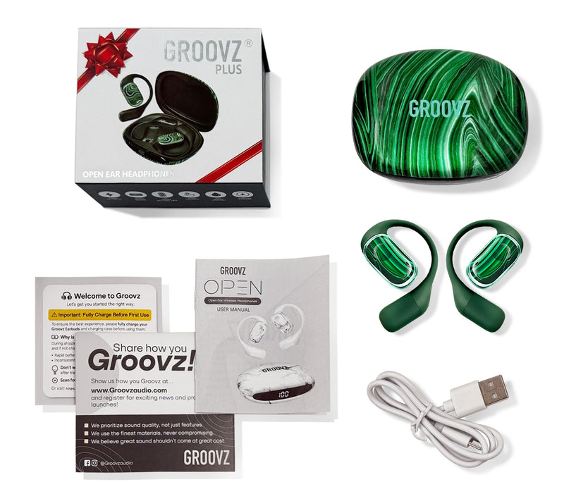 Groovz Plus Open Ear True Wireless Headphones with Charging Case — View 27