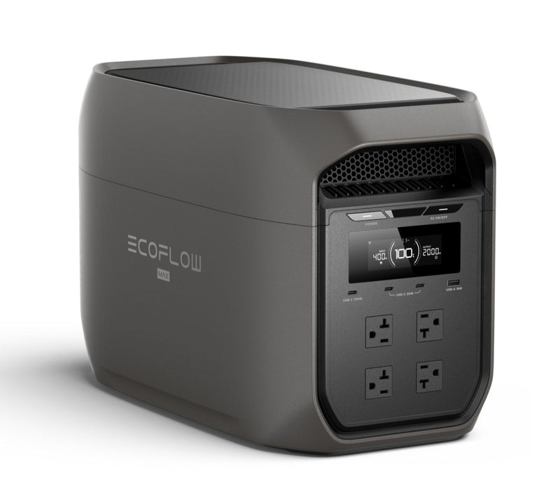 EcoFlow Delta 3 Max 2048Wh Power Station with 9 Ports — Main view