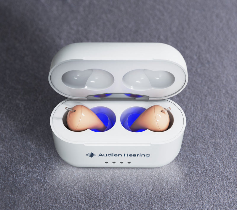Audien Set of 2 Atom Pro 2 Hearing Aids & Protection Plan — View 8