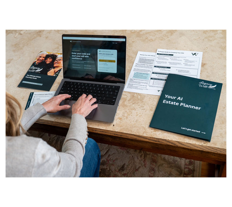 Legacy Will Personalized Will and Trust Creation Kit + Lifetime Edit — View 5