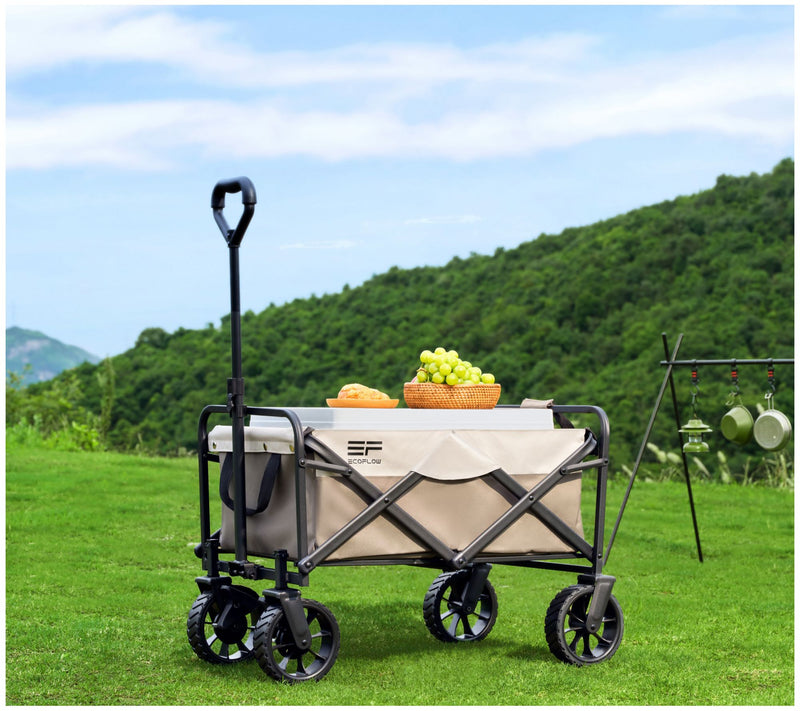 Ecoflow Large Capacity Folding Wagon with 360 Degree Rotating Wheels — View 3