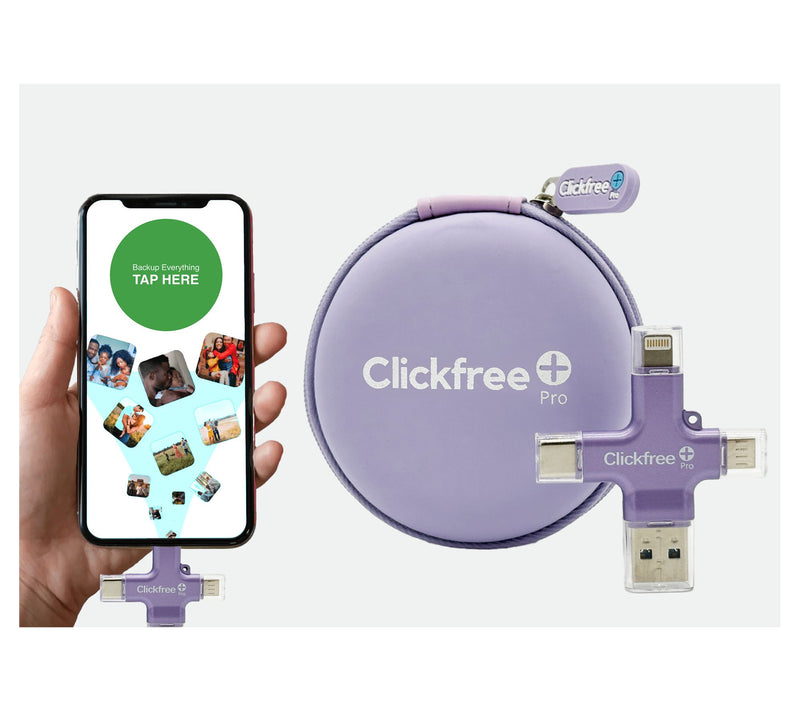 Clickfree Pro 128GB Photo & Video Storage w Photo Book & AI Editing — View 7