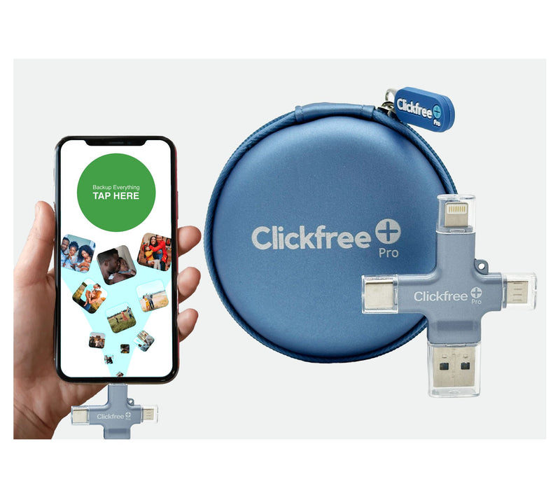 Clickfree Pro 128GB Photo & Video Storage w Photo Book & AI Editing — View 13