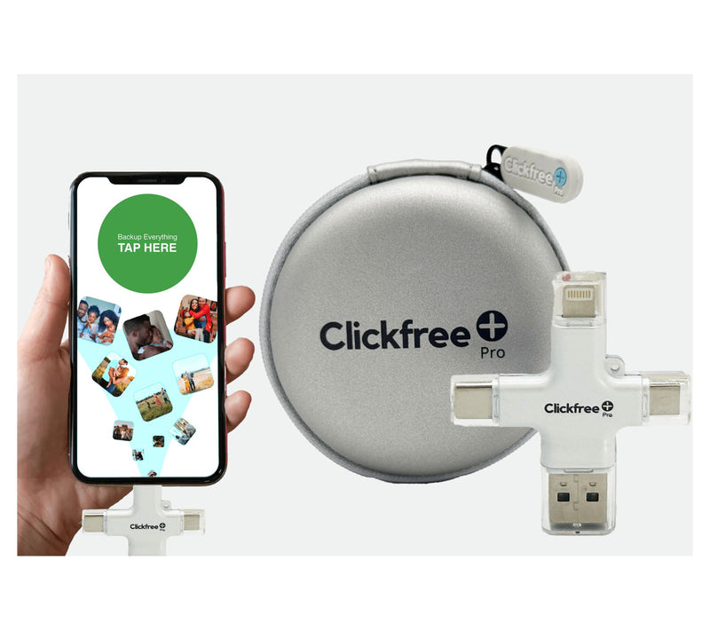 Clickfree Pro 128GB Photo & Video Storage w Photo Book & AI Editing — View 11