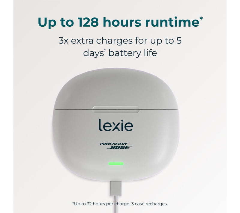 Lexie B3 OTC Hearing Aid with Powered by Bose Sound and Carry Case — View 7