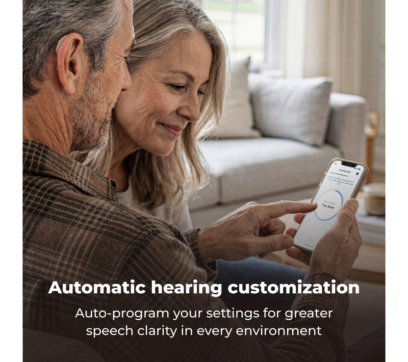 Lexie B3 OTC Hearing Aid with Powered by Bose Sound and Carry Case — View 6