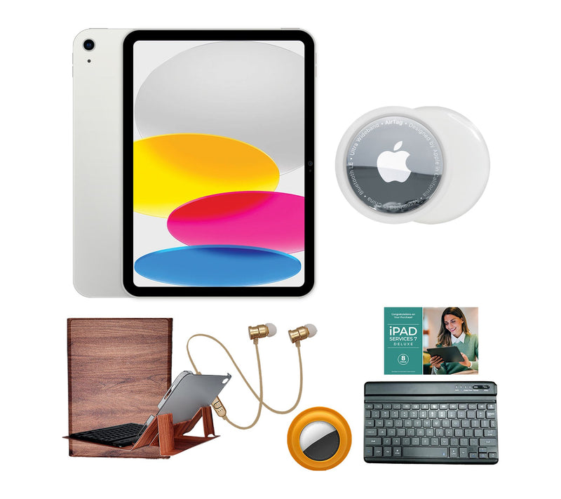 Apple iPad 11" A16 Wi-Fi 256GB with Keyboard, Airtag & Accs. — View 42
