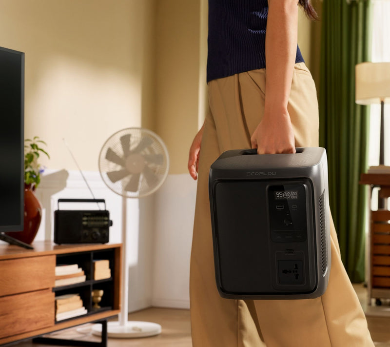 Ecoflow Delta 3 Air 960Wh Power Station w/ Bag & 110W Solar — View 8