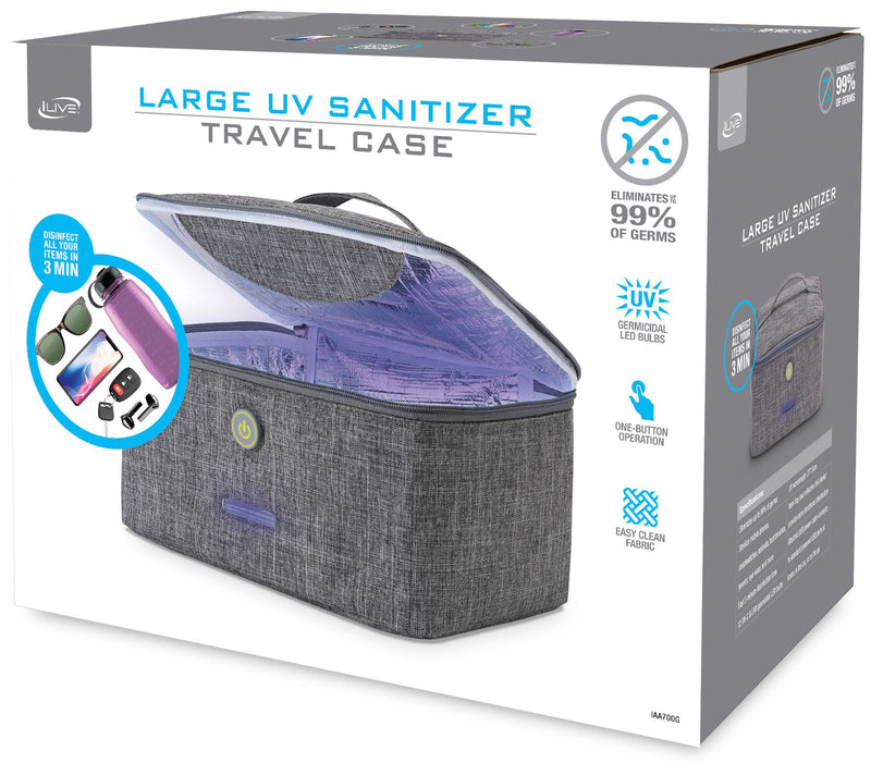iLive IAA700G Large UV Sanitizer Travel Case — View 8