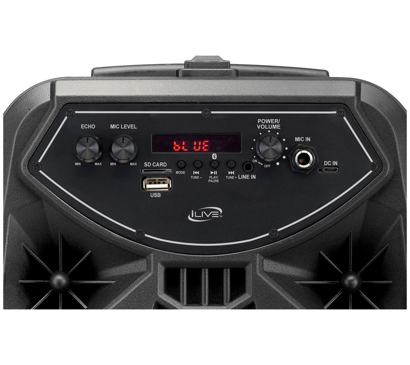 iLive ISB380B Wireless Tailgate Party Speaker — View 3