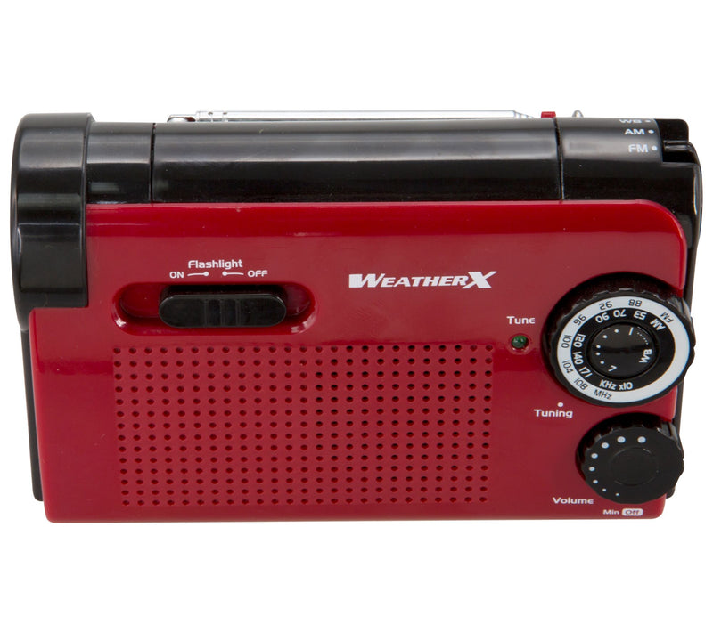 WeatherX WR182R Weatherband AM/FM Radio withFlashlight — View 6