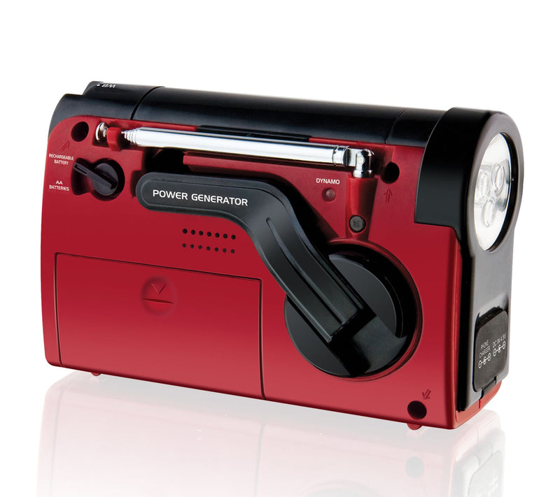 WeatherX WR182R Weatherband AM/FM Radio withFlashlight — View 3