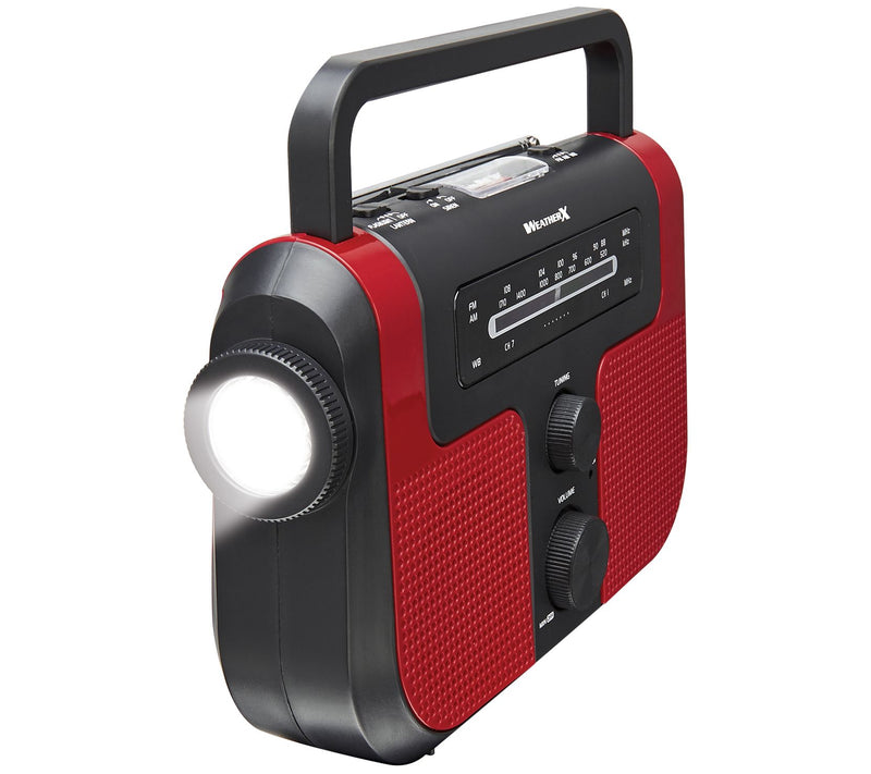 WeatherX WR383R Weatherband AM/FM Radio with Flshlight — View 5