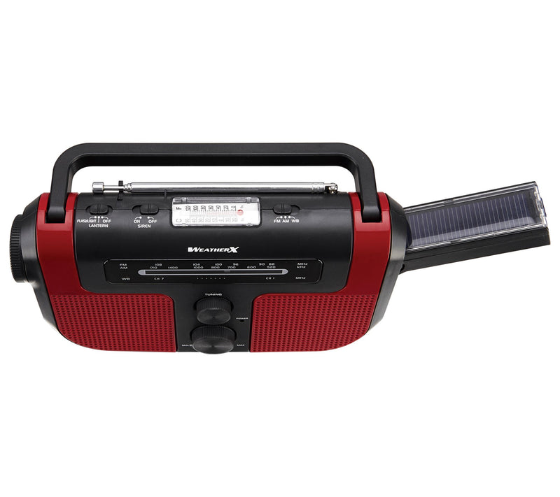 WeatherX WR383R Weatherband AM/FM Radio with Flshlight — View 7