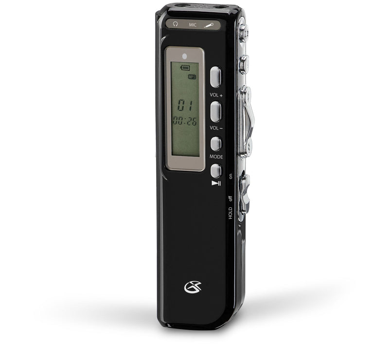 GPX 4GB Digital Voice Recorder — Main view