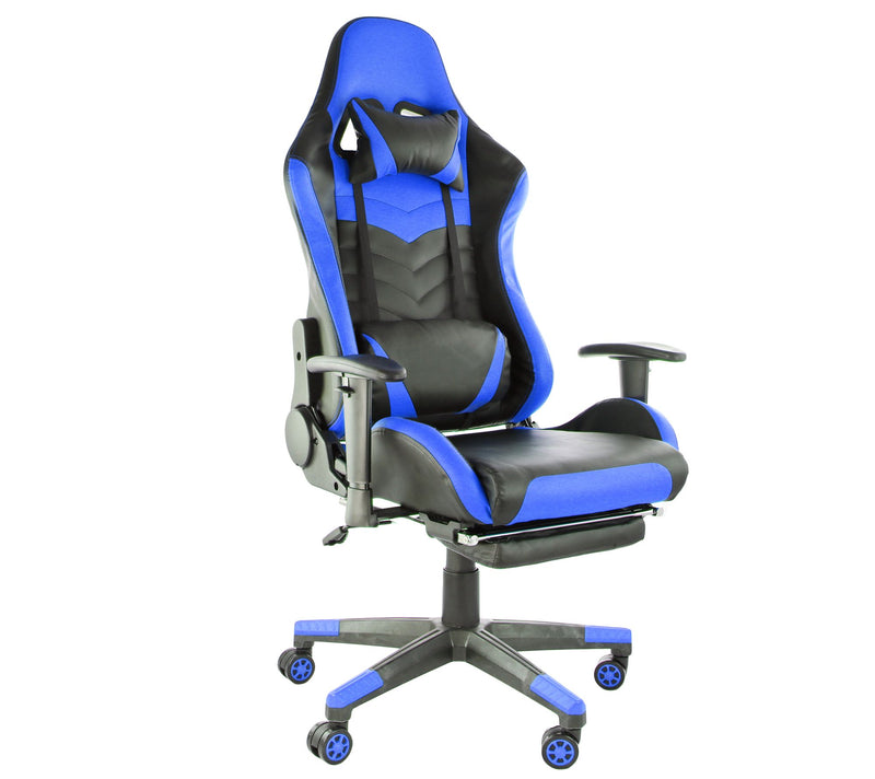 GameFitz Gaming Chair with Footrest — View 5