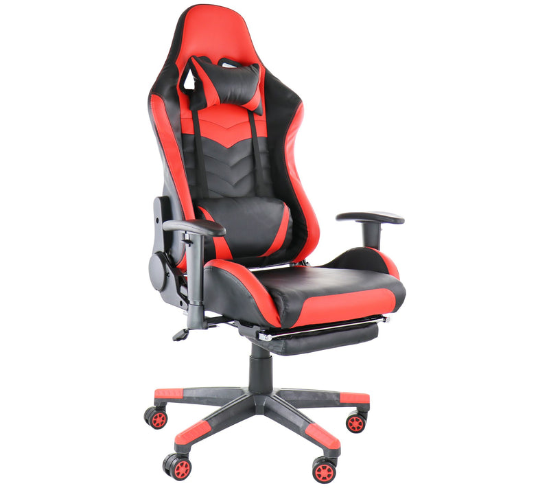 GameFitz Gaming Chair with Footrest — View 3