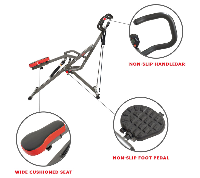 Sunny Health Fitness Row-N-Ride PRO Squat Assist - SF-A020052 — View 5