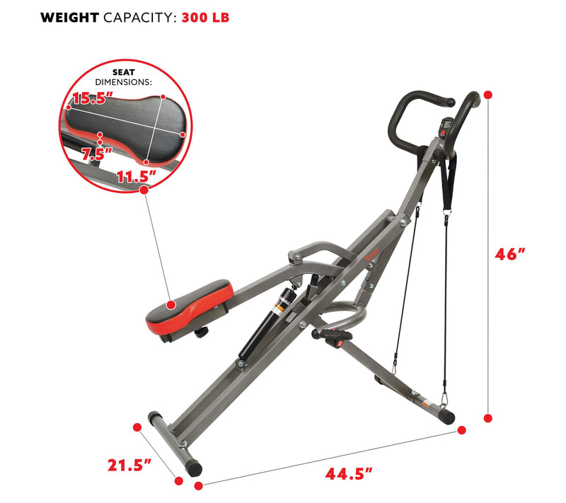 Sunny Health Fitness Row-N-Ride PRO Squat Assist - SF-A020052 — View 6