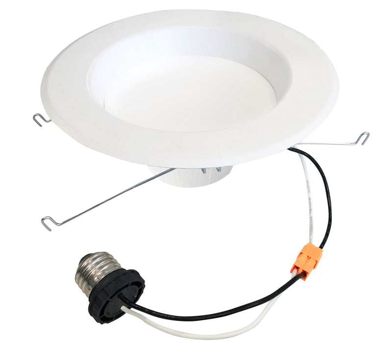 Bulbrite 5/6" Soft White Round LED Recessed Downlight, 4PK — View 4