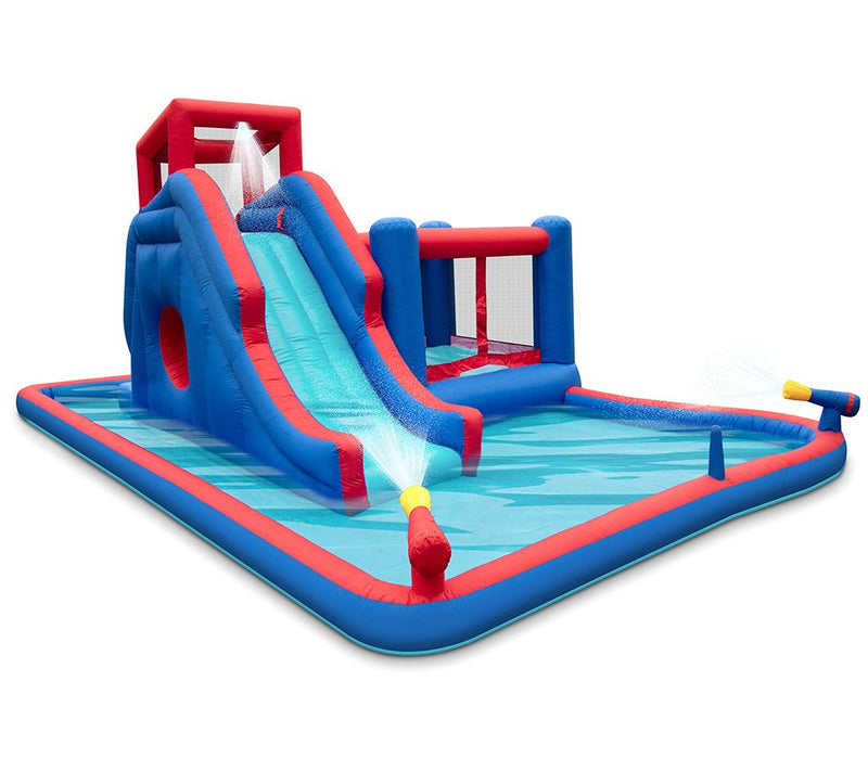 Sunny & Fun Inflatable Water Park w/ Slide andBounce House — Main view