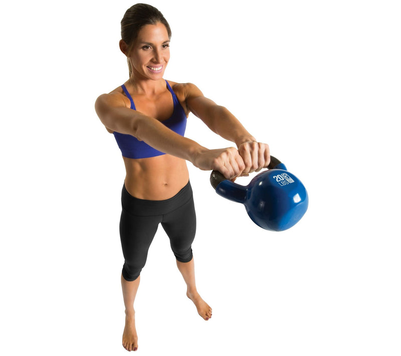 GoFit Kettelbell & Hardstyle Training DVD (20 lbs/Blue) — View 3
