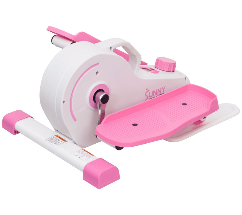 Sunny Health & Fitness Pink Under Desk Elliptic al P2030 — View 6