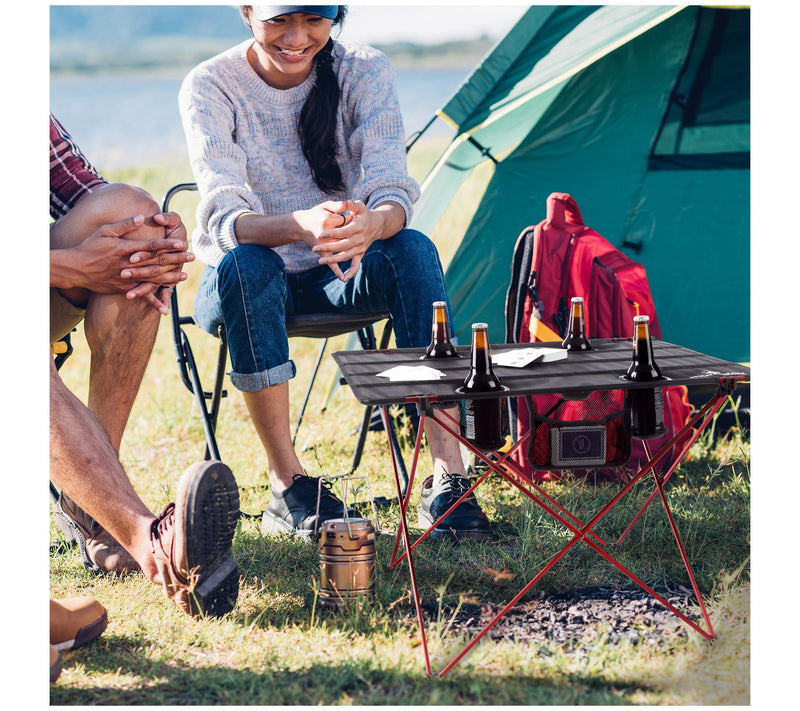 Leisure Sports Camp Table Round 2-Tier Folding Table — View 4