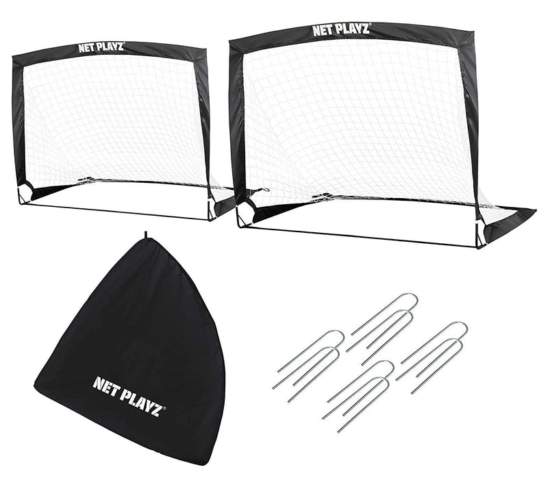 Net Playz Soccer Goal Easy Fold-Up Training Goal, Set of 2 — View 3