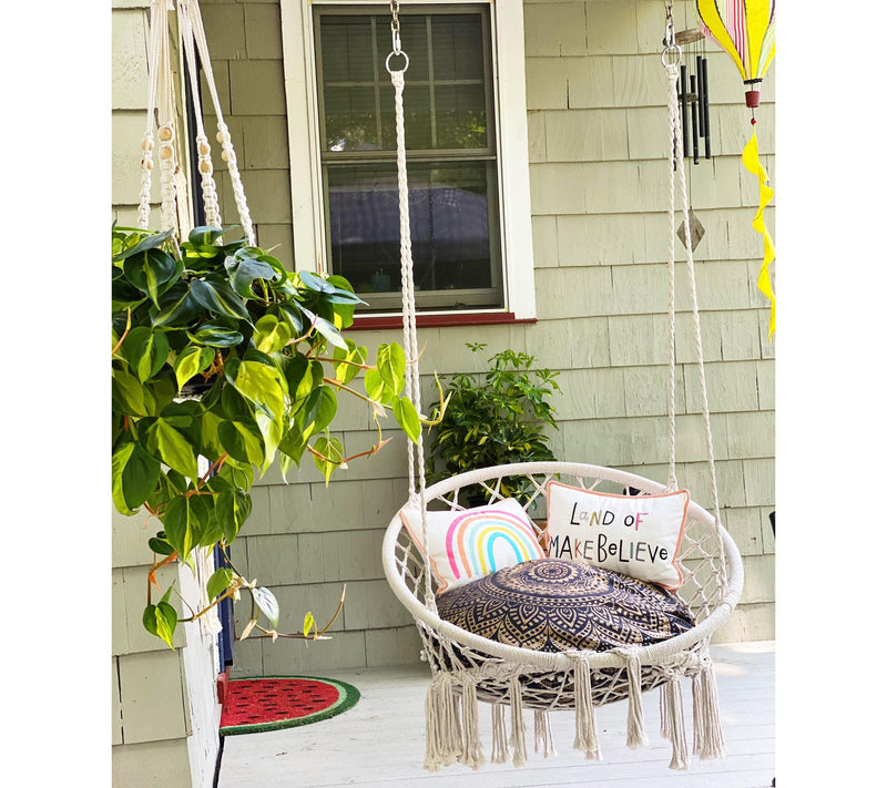 Sorbus Hanging Rope Chair — View 8