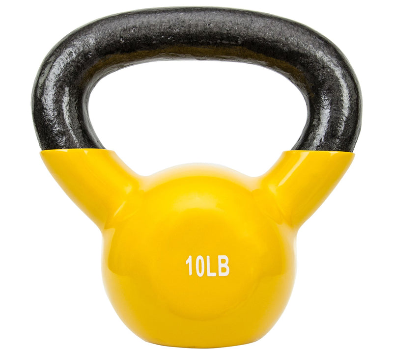 Sunny Health & Fitness Vinyl-Coated Kettle Bell, 10 lb — Main view