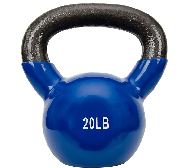Sunny Health & Fitness Vinyl-Coated Kettle Bell, 20 lb — Main view