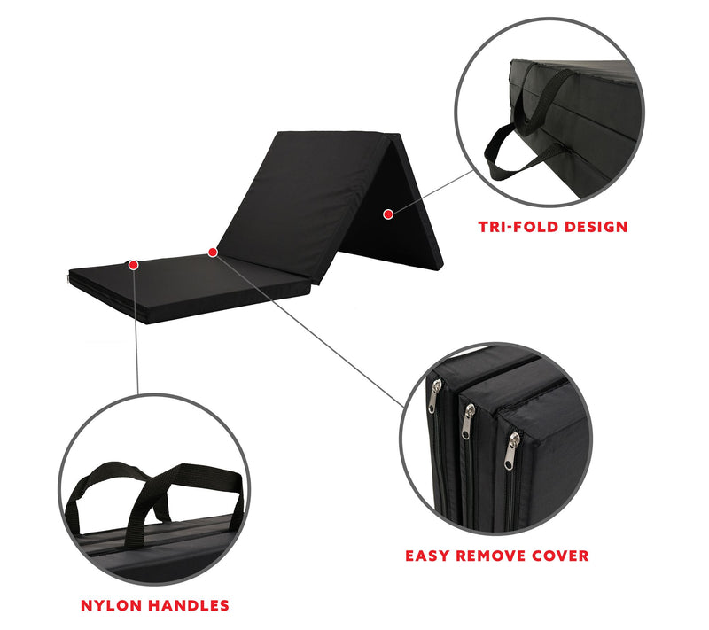 Sunny Health & Fitness Tri-Fold Exercise Mat — View 4