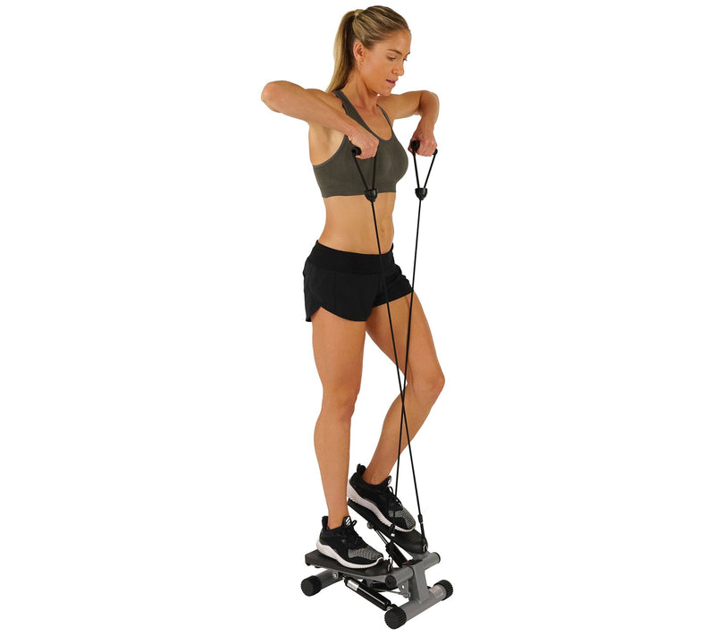Sunny Health & Fitness Mini Stepper with Bands — View 2