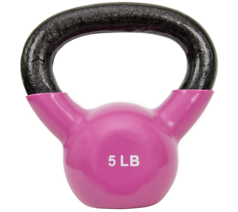 Sunny Health & Fitness Vinyl Coated Kettle Bell- 5-lbs — Main view