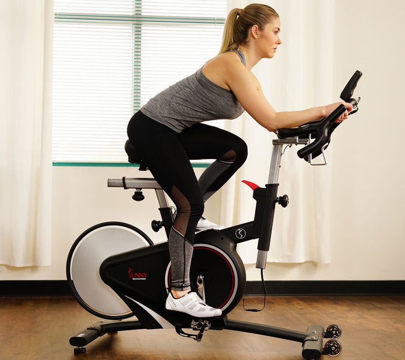 Sunny Health & Fitness Belt Drive Magnetic Indoor Cycling Bik — View 8