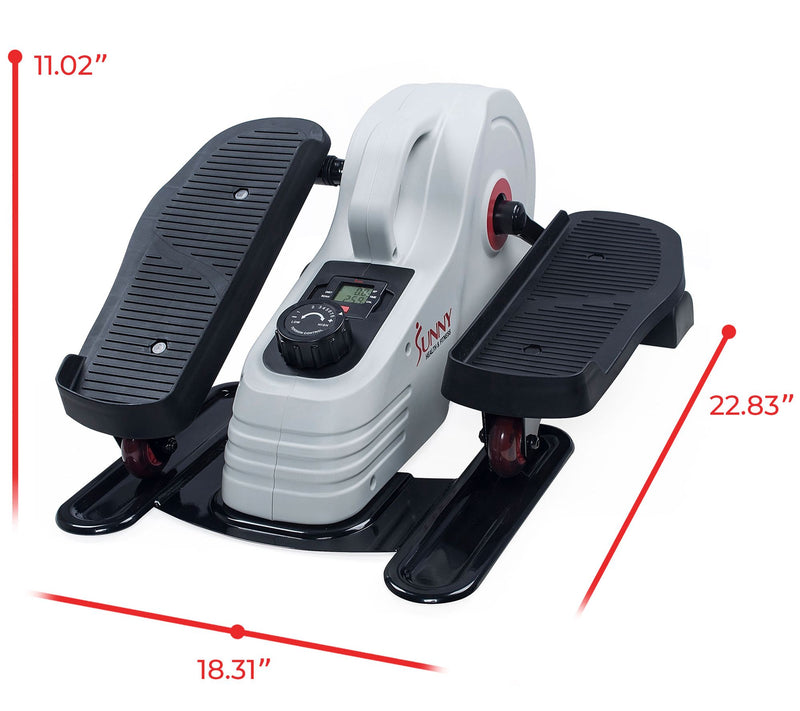 Sunny Health & Fitness Magnetic Under Desk Elliptical — View 5