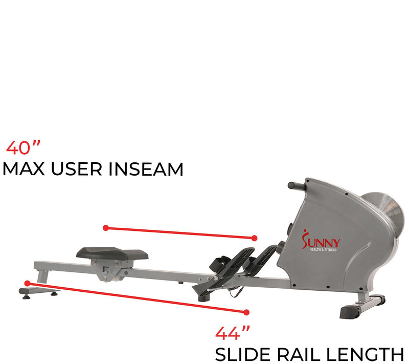 Sunny Health & Fitness Flywheel Rowing Machine — View 7